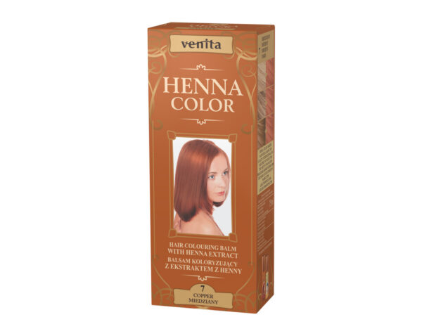 venita-henna-color-7-copper HENNA COLOR BALSEM Copper nr.7 Kant -en Klare Tube Natuurlijke Haarverf