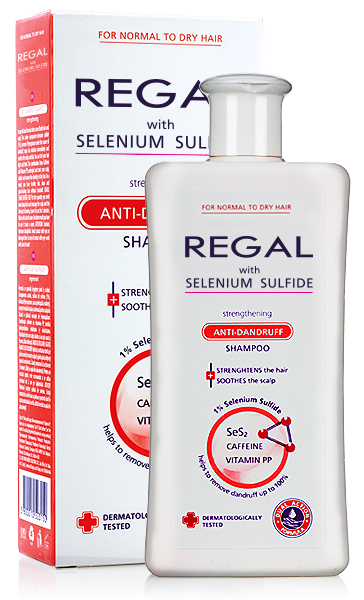 REGAL ANTI-ROOS Shampoo Selenium Sulfide voor Normale -en Droge Haar 200ml