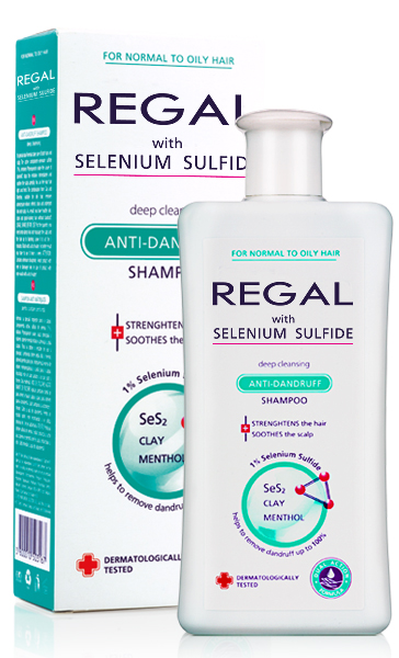 REGAL ANTI-ROOS Shampoo met Selenium Sulfide voor Normaal -en Vet Haar 200ml