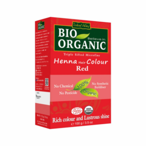 Indus Valley BIO ORGANIC HENNA Red / Rood 100% Natuurlijke Plantaardige Haarverf- Unisex 100g