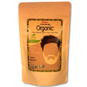 Radico USA Dark Brown Men Radico COLOUR ME ORGANIC Dark Brown / Donkerbruin – 100% Natuurlijke Plantaardige Haarverf voor Mannen met ECOCERT, VEGAN, HALAL 100g
